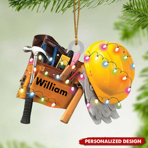 2024 New Release Personalized Mechanic Christmas Ornament-Gift For Mechanic Worker Lover