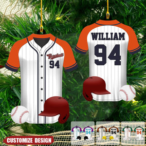 2024 New Release Baseball Uniform Personalized Acrylic Ornament For Baseball Player - Gift For Baseball Lovers