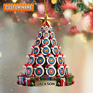 2024 New Release - Personalized Archery Target Christmas Ornament Gift For Archery Lovers