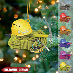 Personalized Rock Climbing Christmas Ornament -Gift For Rock Climbing Lovers- 2024 New Release