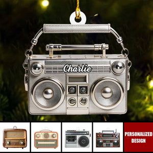 Personalized Radio Ornament-Gifts For Radio Lovers-2024 New Release