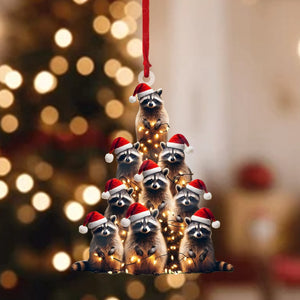 2024 New Release - Raccoon Christmas Tree Ornament