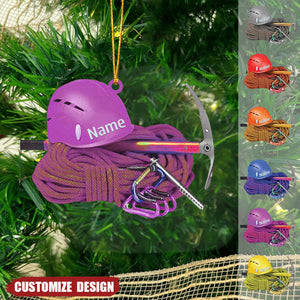 Personalized Rock Climbing Christmas Ornament -Gift For Rock Climbing Lovers- 2024 New Release