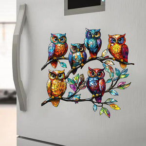 Colorful Owl Decal - Perfect Gift for Animal Lovers, Friends, Family