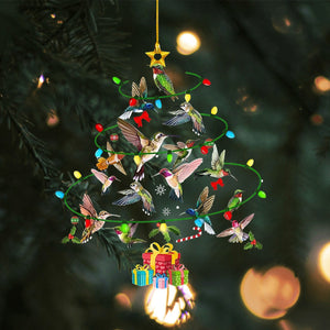 Hummingbird Christmas Tree Ornament With Light-Gift For Bird Lover-2024 New Release