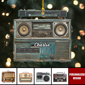 Personalized Radio Ornament-Gifts For Radio Lovers-2024 New Release