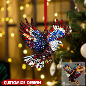 Personalized Eagles Christmas Ornament Gift for Eagles Lover-2024 New Release