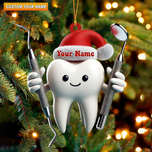 Personalized Dentist Christmas Ornament-Gift For Hygienists-2024 New Release