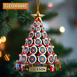 2024 New Release - Personalized Archery Target Christmas Ornament Gift For Archery Lovers