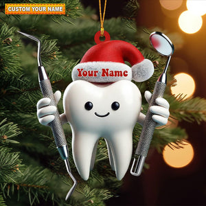 Personalized Dentist Christmas Ornament-Gift For Hygienists-2024 New Release