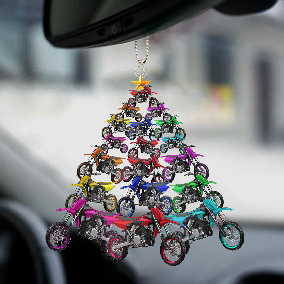 Motocross Car Ornament - 2024 New Release