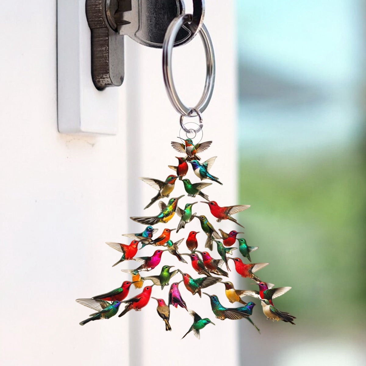 Hummingbird Keychain -Gift For Bird Lovers