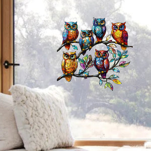 Colorful Owl Decal - Perfect Gift for Animal Lovers, Friends, Family