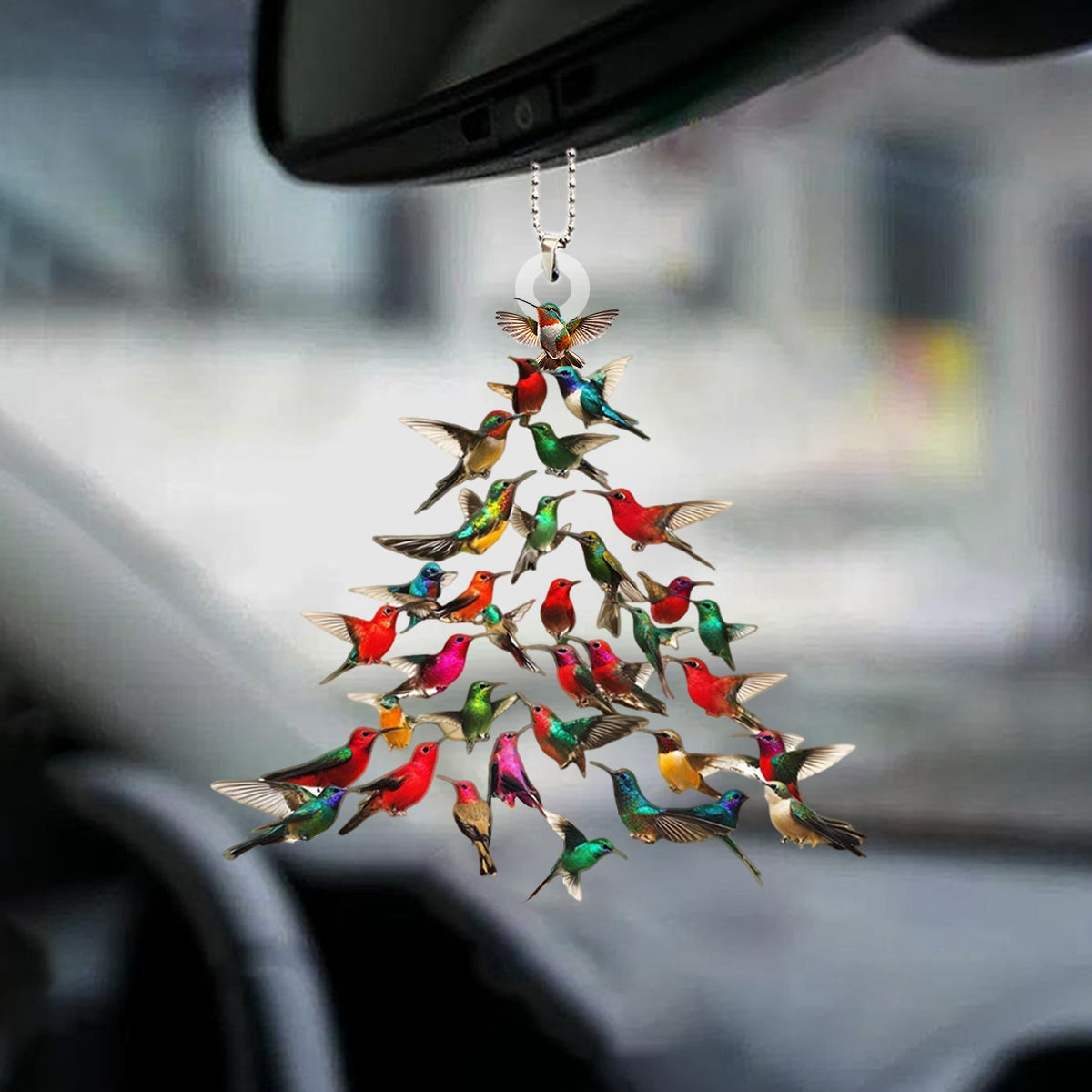 Hummingbird Car Ornament -Gift For Bird Lovers