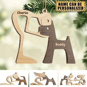 My Beloved Fur Baby - Dog & Cat Personalized Custom Ornament - Wood Custom Shaped - Christmas Gift For Pet Owners, Pet Lovers