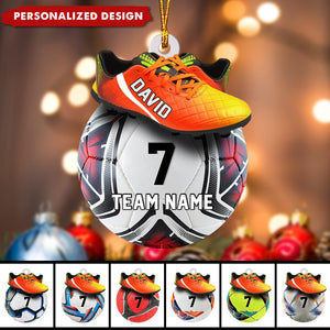 Personalized Soccer Ornament-Gifts For Soccer Players and Soccer Lovers-2024 New Release