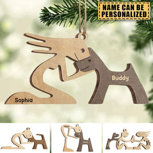 My Beloved Fur Baby - Dog & Cat Personalized Custom Ornament - Wood Custom Shaped - Christmas Gift For Pet Owners, Pet Lovers