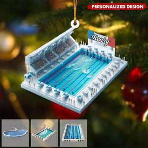 Personalized Swimming Pool Ornament-Gifts For Swimming Lovers-2024 New Release