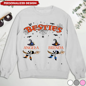 Bestie Life Witch-Personalized Sweatshirt-Best Gift For Halloween