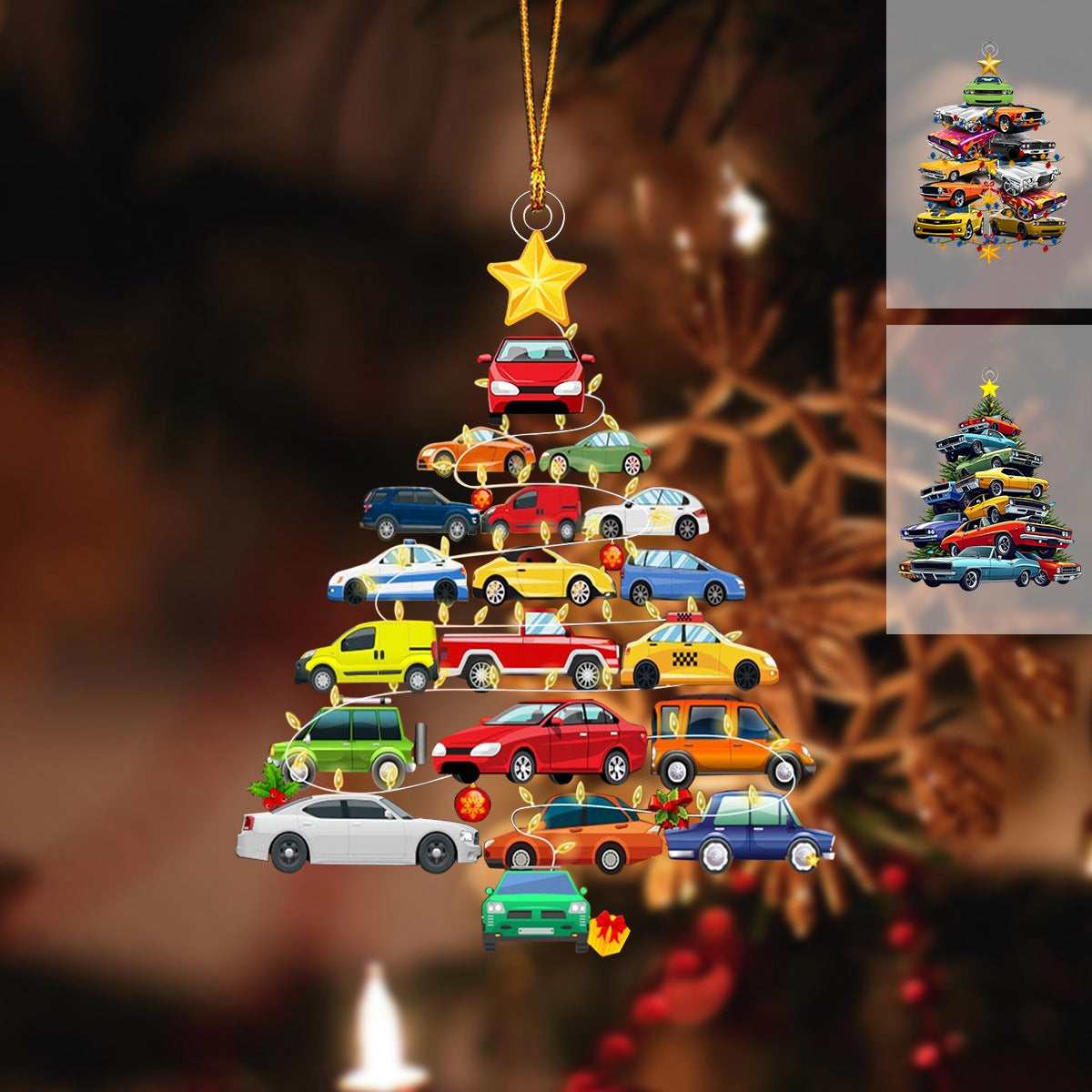 Cars Christmas Ornament-Gift For Car Lover-2024 New Release