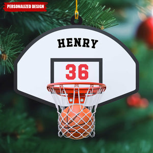 2024 New Release Personalized Basketball Ornament-Gifts For Basketball Lovers