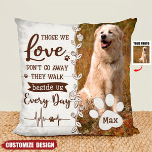 Personalized Photo Pillow - Memorial Gift For Family, For Pet