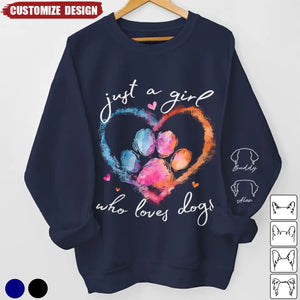 Love Has Four Paws - Dog & Cat Personalized Custom Unisex Sweatshirt With Design On Sleeve - Gift For Pet Owners, Pet Lovers