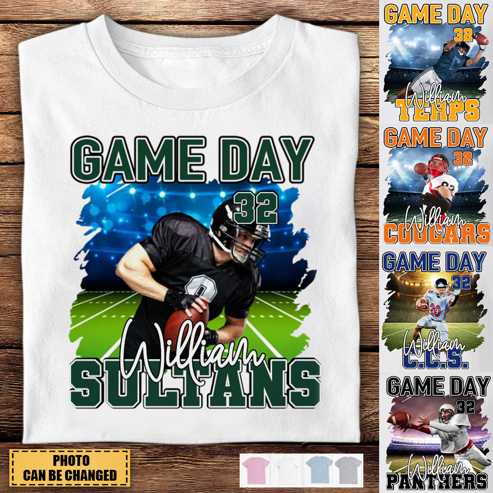 Football Game Day Personalized Shirt Custom Team Name - Gift For Football Lover