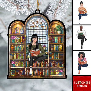 2024 New Release - Personalized Gifts For Book Lover Christmas Ornament