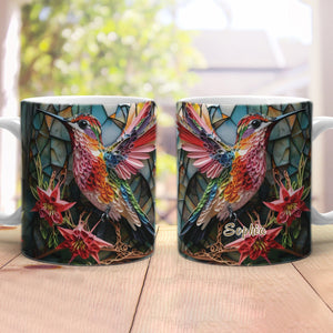 Colorful Hummingbird Mug - Gift For Bird Lovers