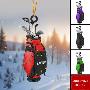 Personalized Golf Backpacks Christmas Ornament Gift For Golf Lovers - 2024 New Release