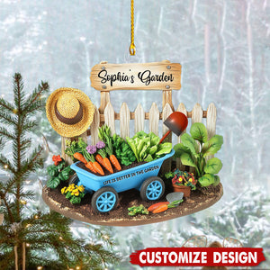 Personalized Garden Tools Christmas Ornament Gift For Gardener Lover-2024 New Release