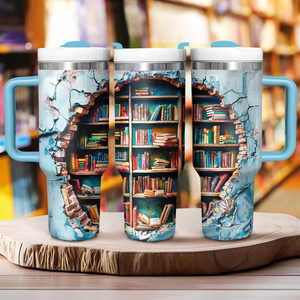 Portal to Knowledge - Tumbler with Handle