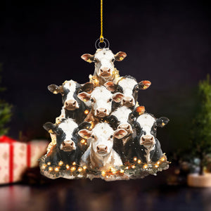 2024 New Release-Cow Christmas Ornament-Gift for Cow Lover