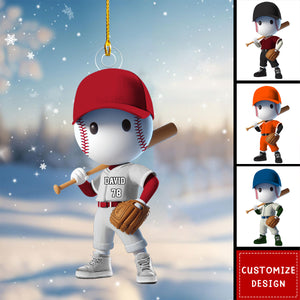 Personalized Gifts For Baseball Lover Christmas Ornament-2024 New Release