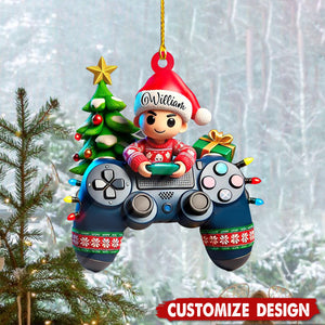 Personalized Video Game Controller Christmas Ornament Gift For Game Lover-2024 New Release