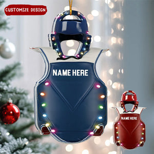 2024 New Release Personalized Taekwondo Sparring Gear Acrylic Ornament,Gift Taekwondo Lover