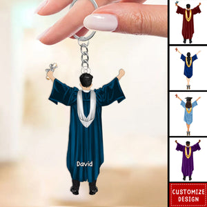 Personalized Graduation Acrylic Keychain Class of 2025