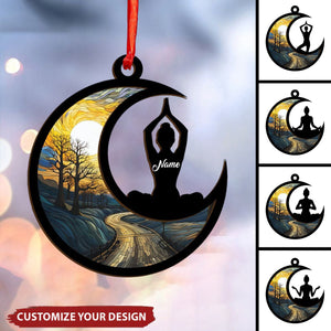 Personalized Yoga Christmas Ornament,Gifts For Yoga Lover - 2024 New Release