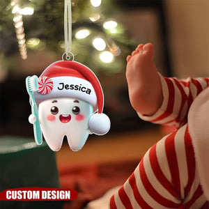 Personalized Dentist Christmas Ornament-Gifts For Dental Student,Baby Shower-2024 New Release