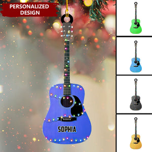 Personalized Guitar Ornament-Gifts For Guitar Players Lovers-2024 New Release