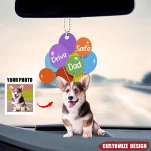 Drive Safe Hooman - Personalized Car Photo Ornament