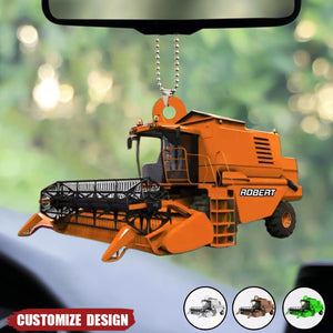 2024 New Release - Personalized Combine Harvester Christmas Ornament, Christmas Gift For Farmers