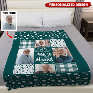 We Miss You - Personalized Flannel Blanket