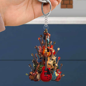 Guitar Keychain -Gift For Guitar Lovers