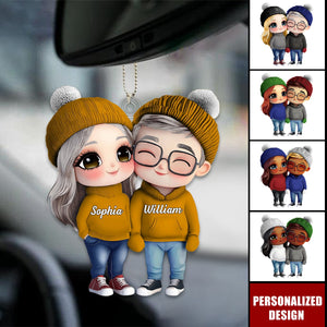 It's You And Me-Personalized Couple Car Ornament