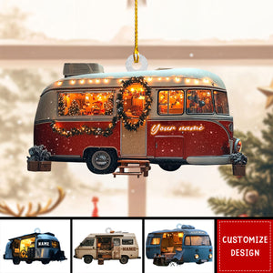 Personalized Camping Car Christmas Ornament Gift For Friends-2024 New Release