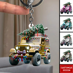 Personalized Off-Road Keychain-Gift For Adventure Lovers