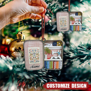 2024 New Release - Personalized Sewing Box Christmas Ornament