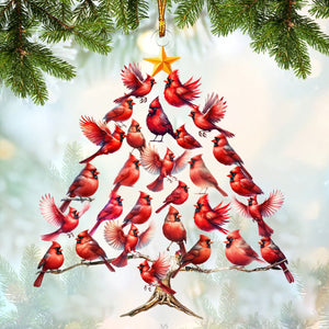 Cardinal Christmas Tree Ornament-Gift For Cardinal Lovers-2024 New Release